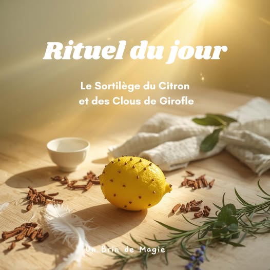 Rituel du Jour : Le Sortilège du Citron et des Clous de Girofle