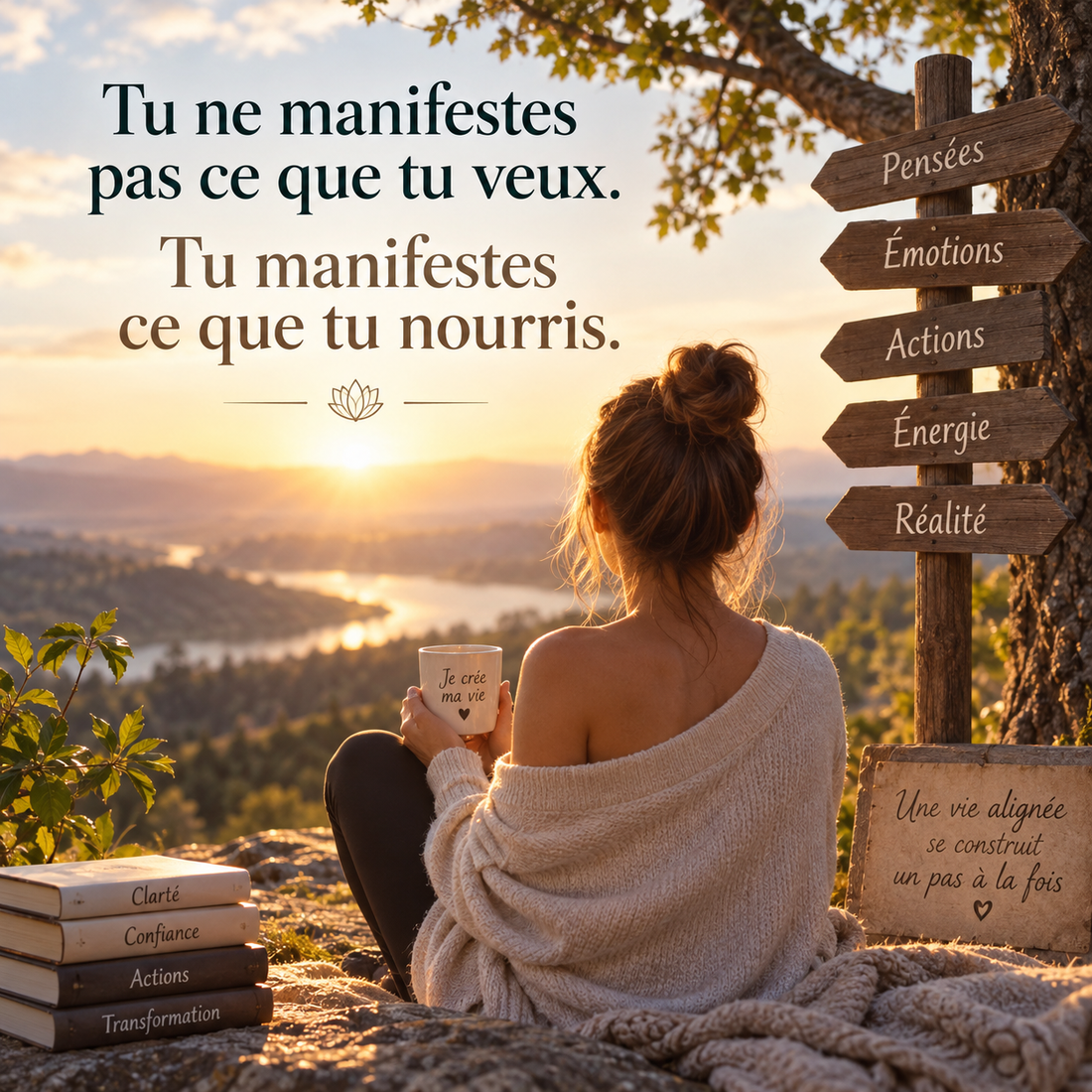 Tu ne manifestes pas ce que tu veux. Tu manifestes ce que tu nourris.