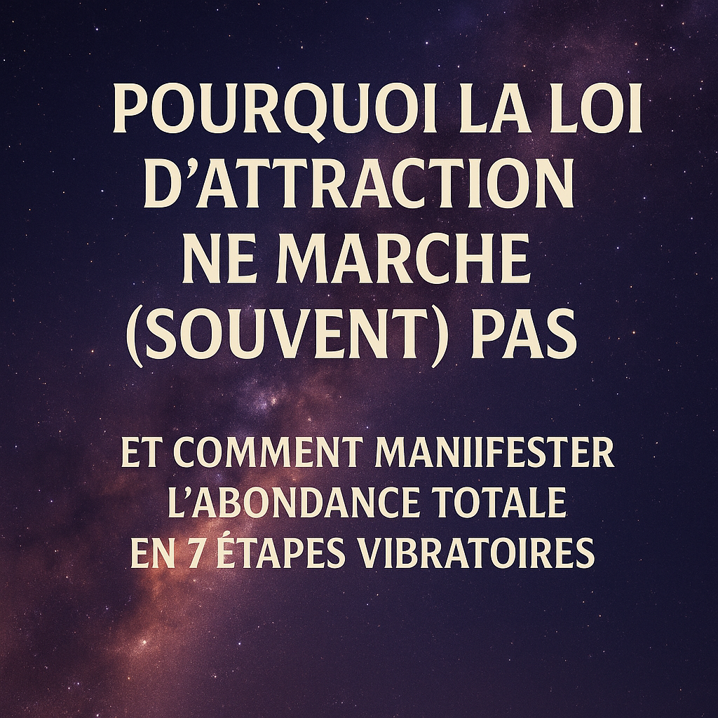 Pourquoi la Loi d’Attraction ne marche (souvent) pas
