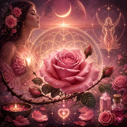La Rose : Fleur Sacrée de Transformation, d’Amour et d’Éveil