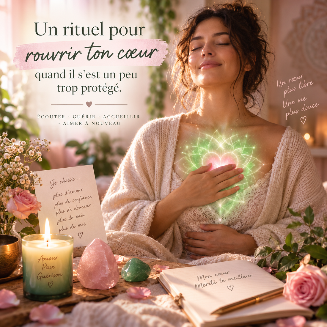 Le Rituel des Madeleines — Activation du Chakra du Cœur