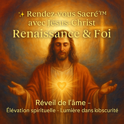 Rendez-vous Sacré™ avec Jésus-Christ Renaissance & Foi Réveil de l’âme – Élévation spirituelle – Lumière dans l’obscurité
