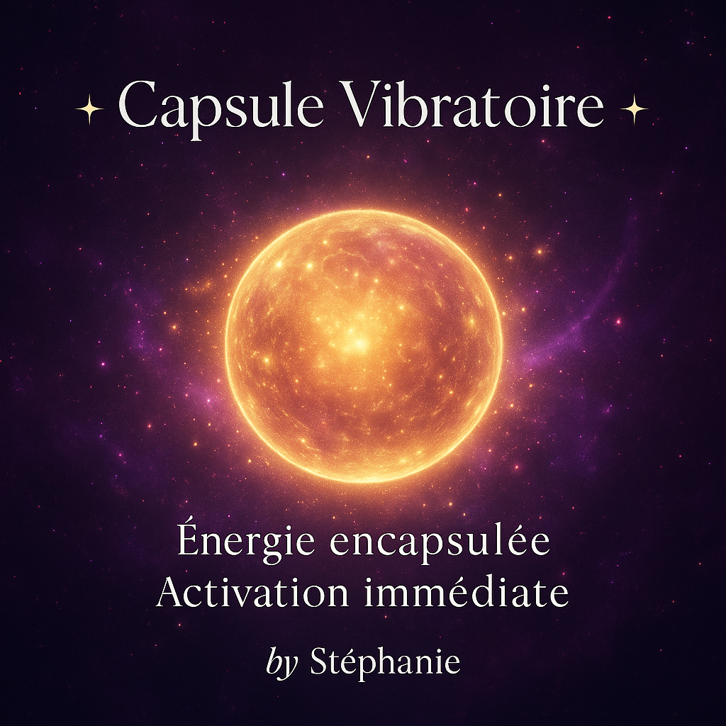 Charger la vidéo : Tu crois que c’est “juste un audio” ? Non. Une Capsule Vibratoire, c’est une boule d’énergie programmée, prête à agir pour toi. Dans cette vidéo, je t’explique comment une simple phrase d’activation peut déclencher une transformation énergétique immédiate.👉 Regarde, et ressens la différence.
